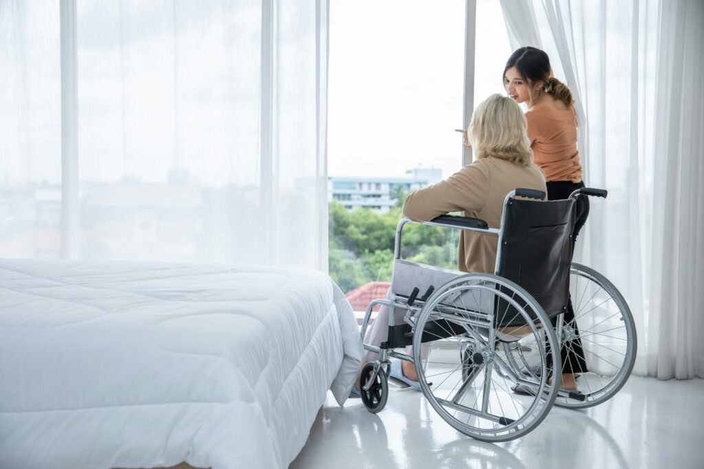 Caring for patients with physical disabilities in the home